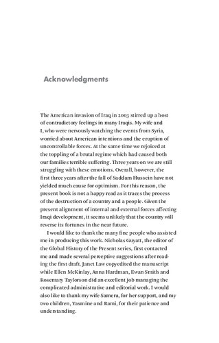 Dictatorship, Imperialism and Chaos: Iraq since 1989