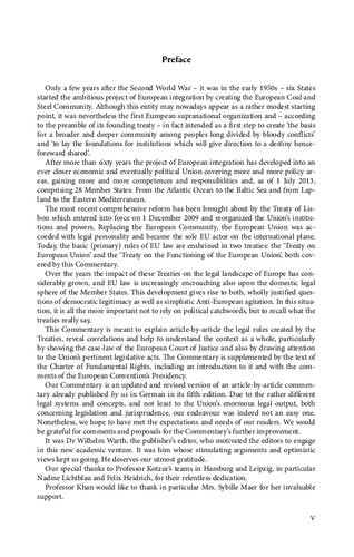 European Union Treaties: Treaty on European Union Treaty on the Functioning of the European Union