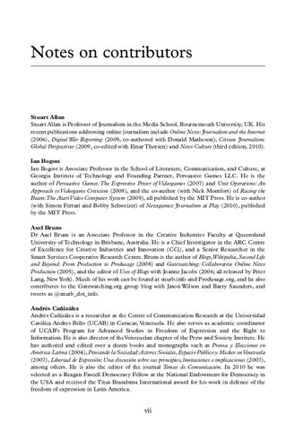 News Online: Transformations and Continuities