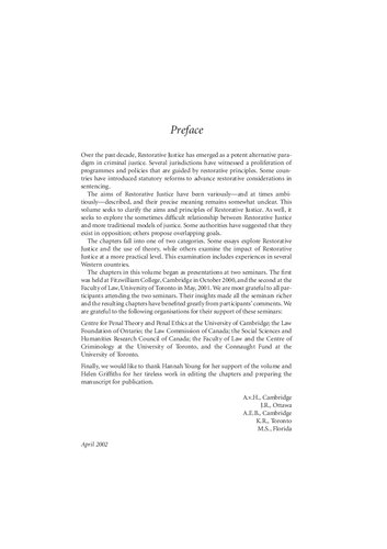 Restorative Justice and Criminal Justice: Competing or Reconcilable Paradigms?