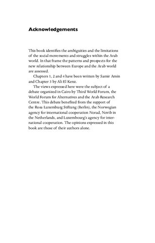 Europe and the Arab world: Patterns and Prospects for the New Relationship