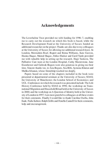 Age, Narrative and Migration: The Life Course and Life Histories of Bengali Elders in London