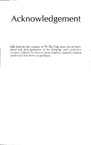 Seeing Things: Television in the Age of Uncertainty