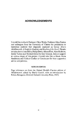 Eliot’s Middlemarch