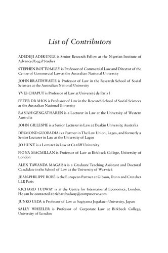 International Corporate Law - Volume 2 2002