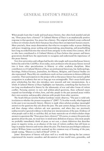 A Cultural History of Peace in the Modern Age Volume 6