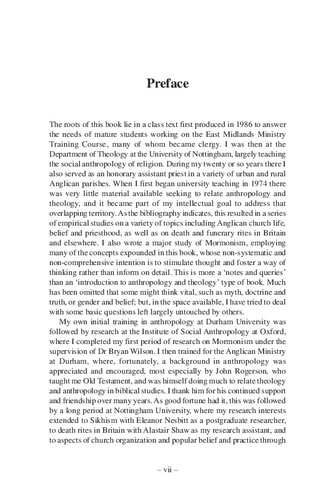 Anthropology and Theology