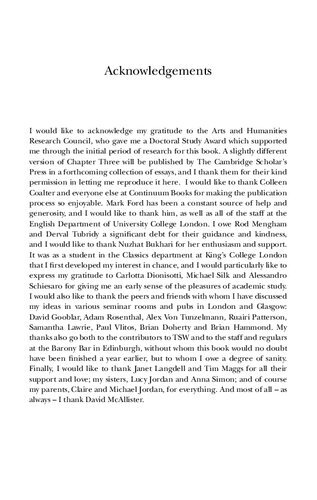 Chance and the Modern British Novel: From Henry Green to Iris Murdoch