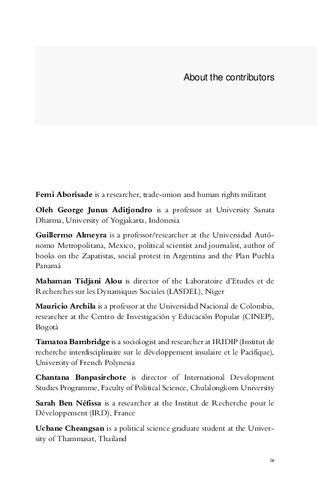 The State of Resistance: Popular Struggles in the Global South