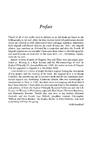 The Metaphysics of Love: Gender and Transcendence in Levinas