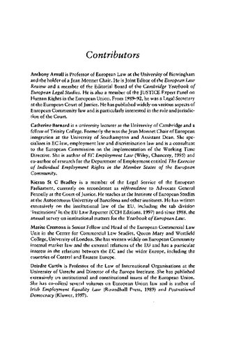 Legal Issues of the Amsterdam Treaty