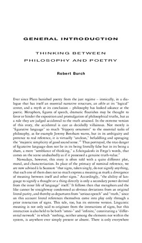 Between Philosophy and Poetry: Writing, Rhythm, History