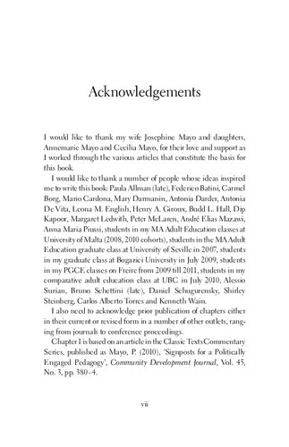 Echoes from Freire for a Critically Engaged Pedagogy