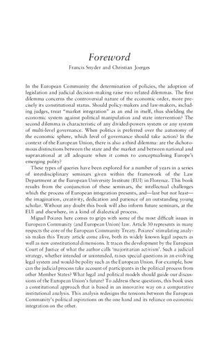 We The Court: The European Court of Justice and The European Economic Constitution