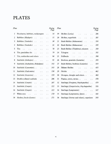 The Birds of Africa Volume VI