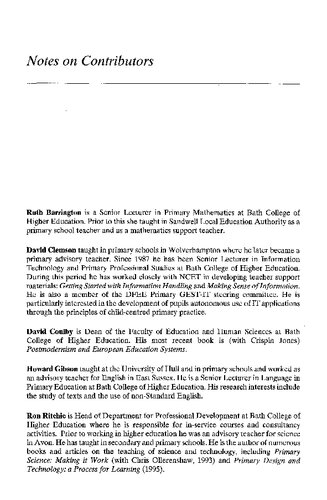 The Primary Core National Curriculum: Policy into Practice