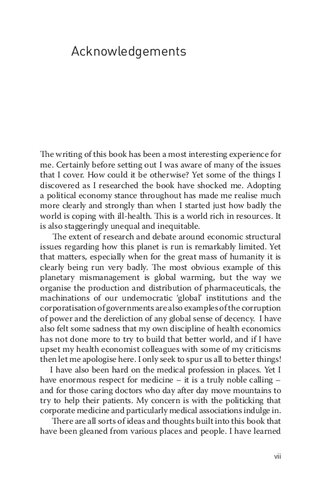 The Health of Nations: Towards a New Political Economy