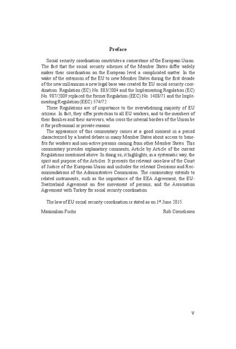 EU Social Security Law: A Commentary on EU Regulations 883/2004 and 987/2009