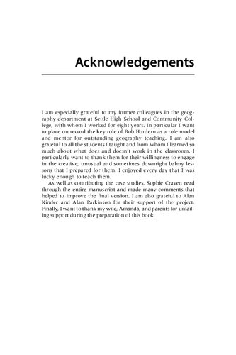 The Geography Teacher’s Handbook