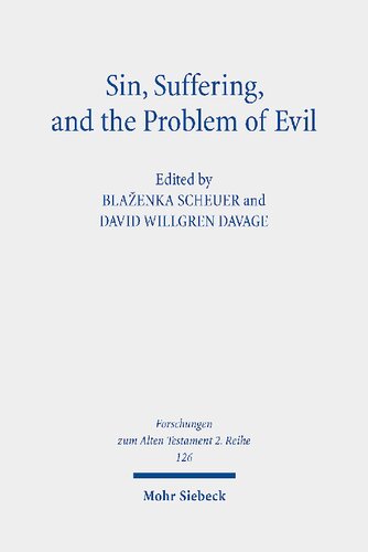 Sin, Suffering, and the Problem of Evil