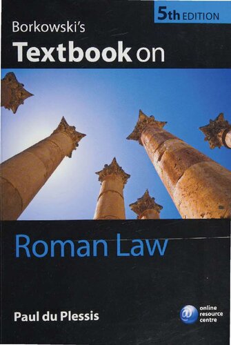 Borkowski's Textbook on Roman Law