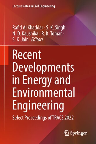 Recent Developments in Energy and Environmental Engineering: Select Proceedings of TRACE 2022