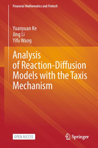 Analysis of Reaction-Diffusion Models with the Taxis Mechanism