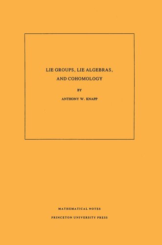 Lie Groups, Lie Algebras, and Cohomology. (MN-34), Volume 34