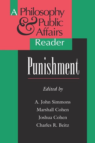 Punishment: A Philosophy and Public Affairs Reader