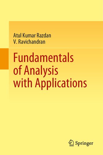 Fundamentals of Analysis with Applications