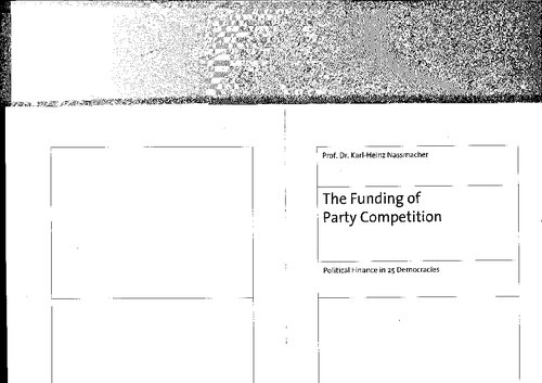 The funding of party competition: political finance in 25 democracies