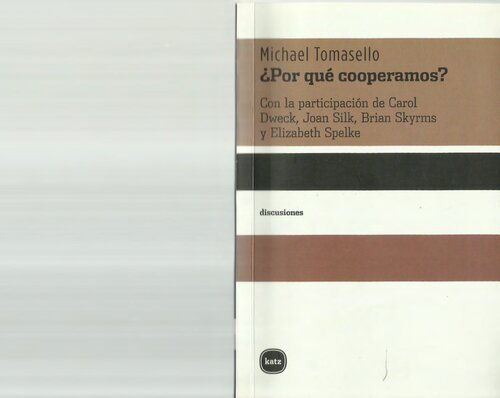 ¿Por que cooperamos?