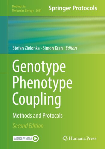 Genotype Phenotype Coupling: Methods and Protocols