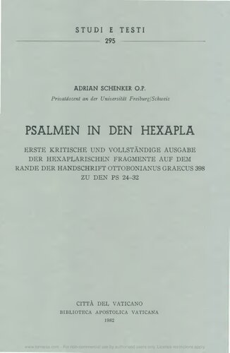 Psalmen in den hexapla
