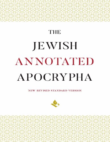The Jewish Annotated Apocrypha
