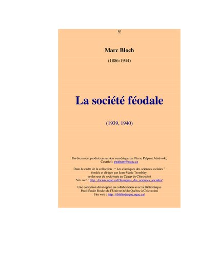 La société féodale
