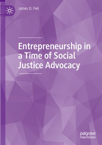 Entrepreneurship in a Time of Social Justice Advocacy