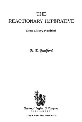 Reactionary Imperative