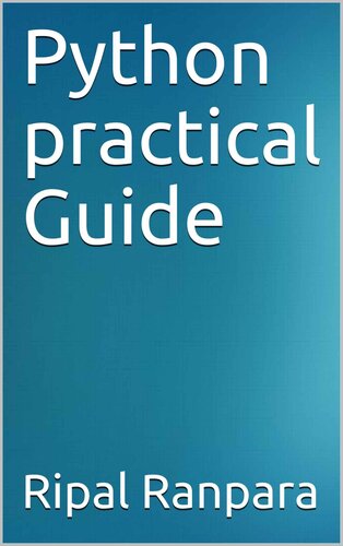 Python practical Guide