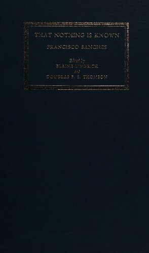 That Nothing is Known