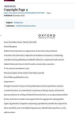 Oxford Studies in Epistemology Volume 7