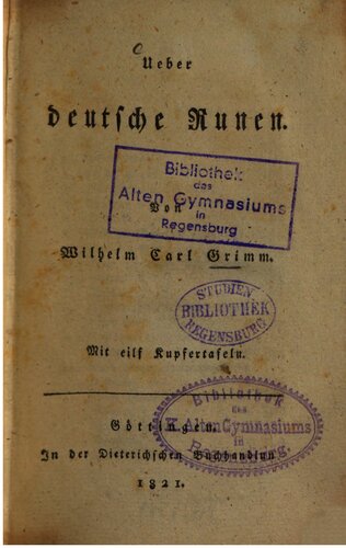 Über deutsche Runen