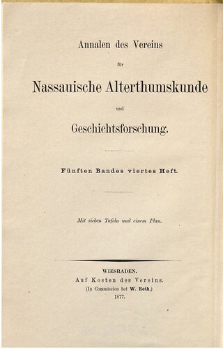 Römische Wasserleitungen in Wiesbaden und Umgebung