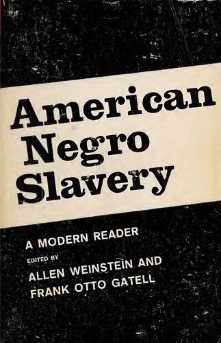 American Negro Slavery - Modern Reader