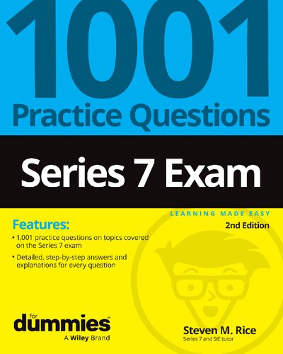 Series 7exam: 1001 Practice Questions For Dummies