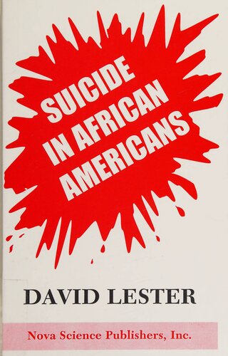 Suicide in African Americans