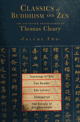 Classics of Buddhism and Zen, Volume 2