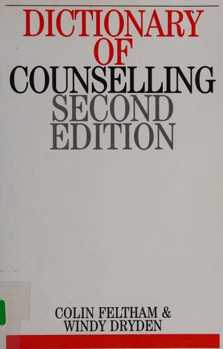 Dictionary of Counselling