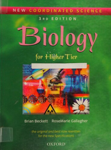 New Coordinated Science Biology Students Book For Higher Tier 3rd Edition