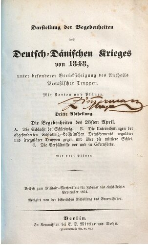 Die Begebenheiten des 23ten April